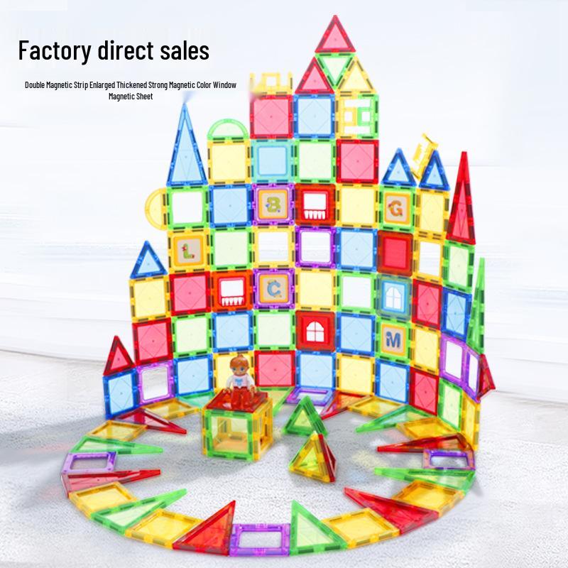 3C Certified Magnetic Transparent Window Puzzle Toy for Kids' Educational Development