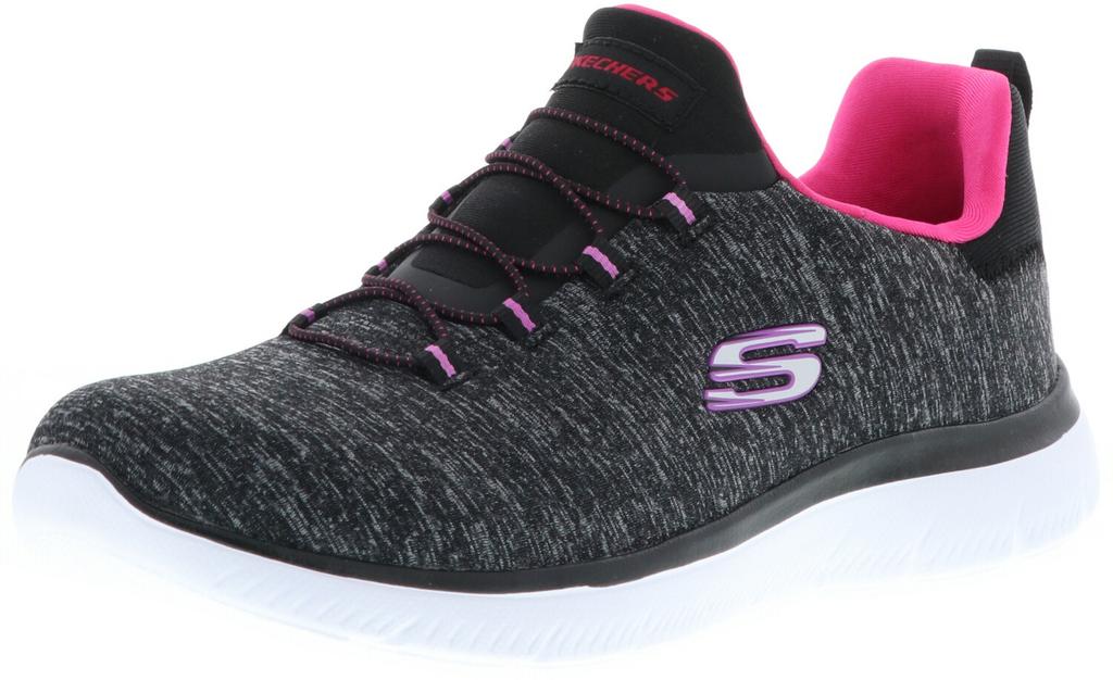 Кроссовки Skechers Summits Quick Getaway (12983) черный/розовый