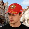 Trendy Baseball Cap With Embroidery Adjustable Strap Design Lightweight Polyester Unisex Sun Protection