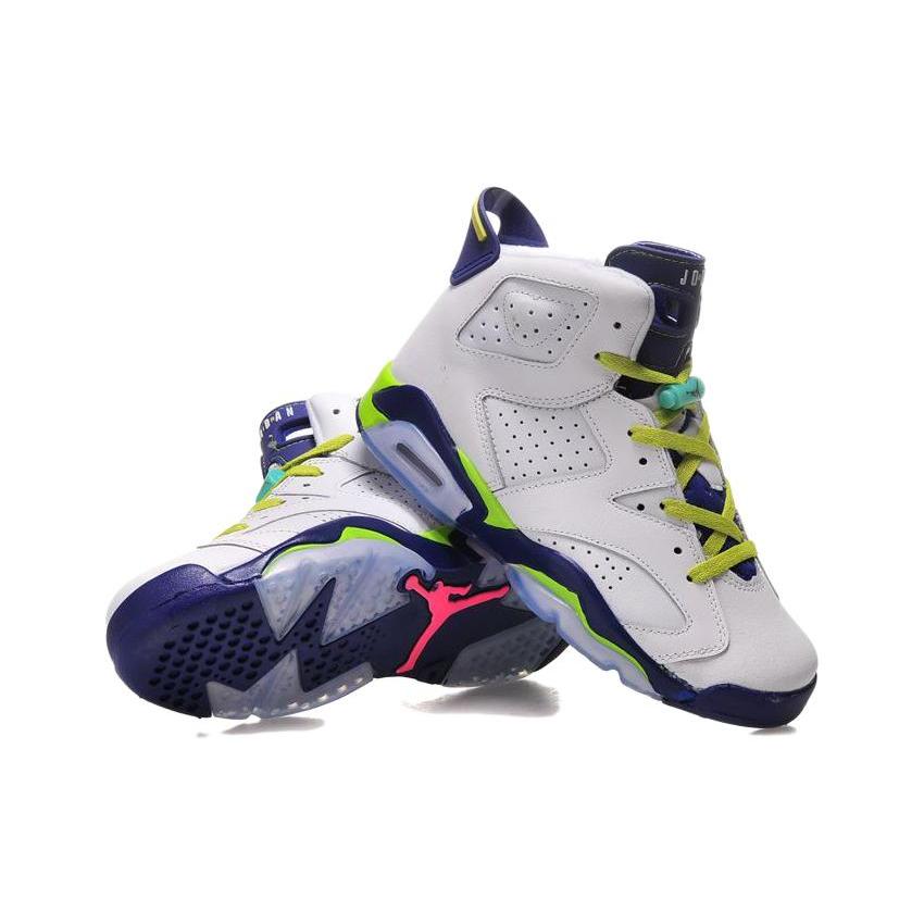Air Jordan 6 Retro Fierce Green Gs 543390-108