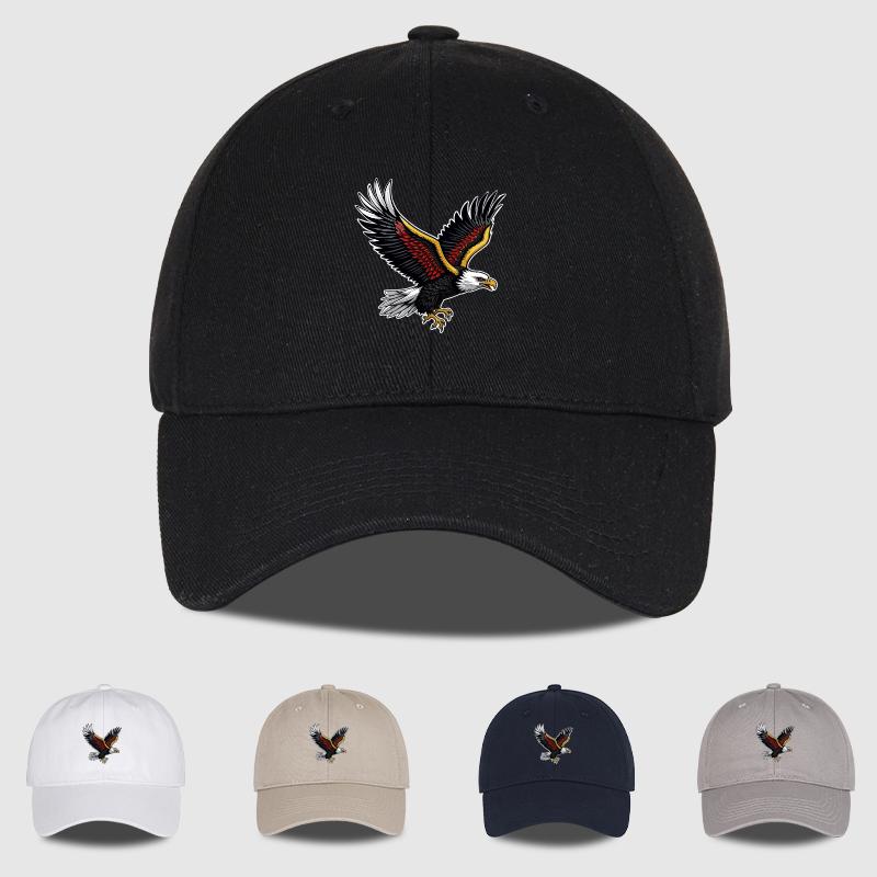 MLFO Eagle SoftTop Baseball Cap Bold Patriotic Retro Style Daily Commute Outdoor Hiking For Patriotic Enthusiasts Holiday Gif