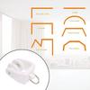 Pack of 30 Curtain Track Rollers Hook  Easy To Clean & Install Home Decors Curtain Accessory for Smooth Curtain Movement