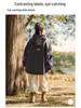Autumn 2025 Girls' Color Block Windbreaker Jacket - Stylish Soft Shell for Kids