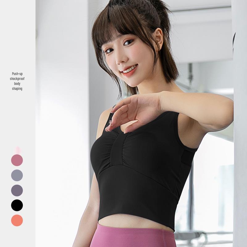 

Высокоэластичный сетчатый спортивный бюстгальтер с бантом: Ударопрочная поддержка для бега и йоги S