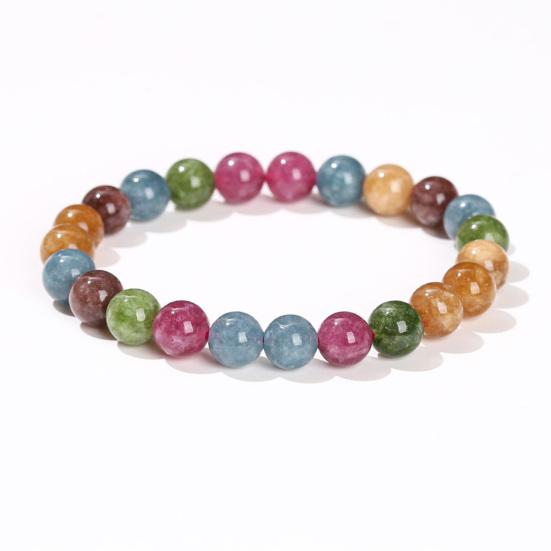 Unisex Bracelet Adjustable Length Teens Adults Bracelet Round Beads Elastic