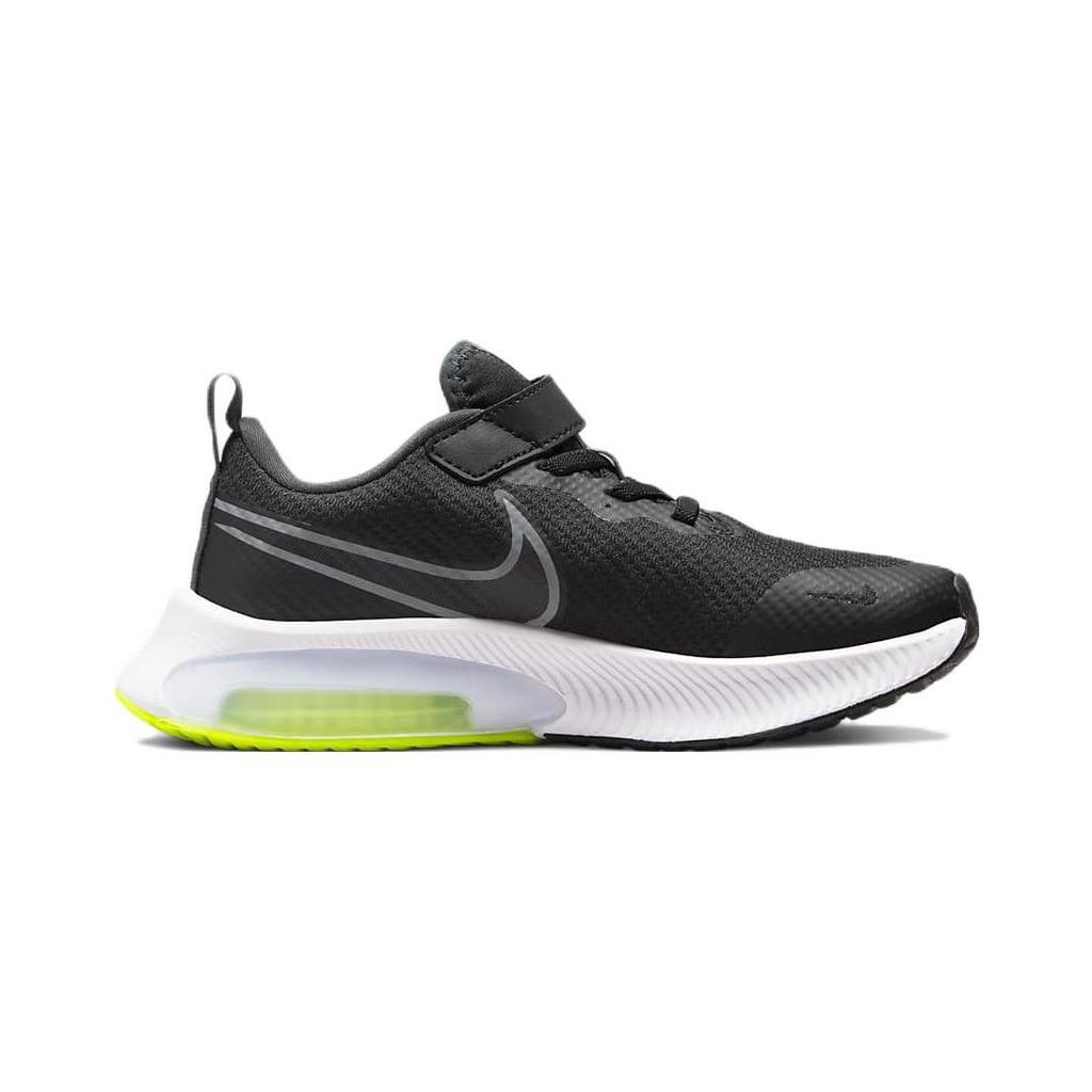 Nike Air Zoom Arcadia Abrasion Resistant Low Top Running Shoes Black White Green Children Aged 3 7 Years Old CK0714-010