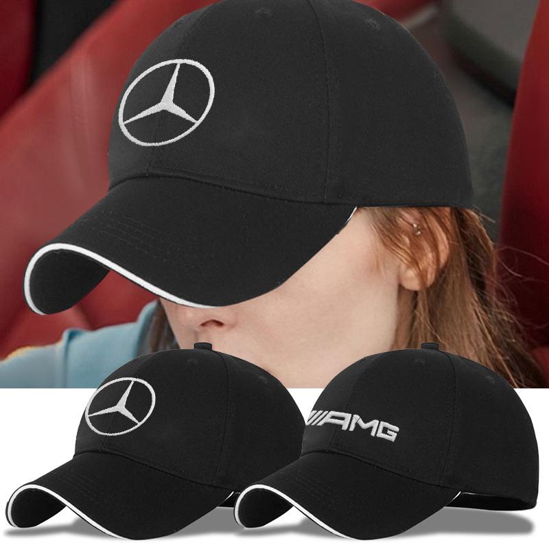 Fashion Men Women Car LOGO Baseball Cap Car Sun Hat For Mercedes Benz C260 C200 C180 GLA/E/C/E/S Class AMG E43 E260 E300 E320 E400