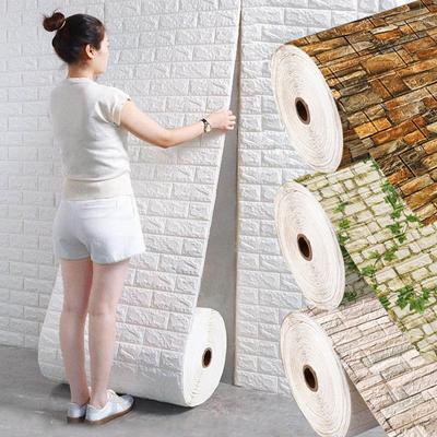 70cm * 1/2/5/10m 3D cărămidă model panouri de perete tapet DIY impermeabil pentru dormitor bucătărie fundal perete decorare casă