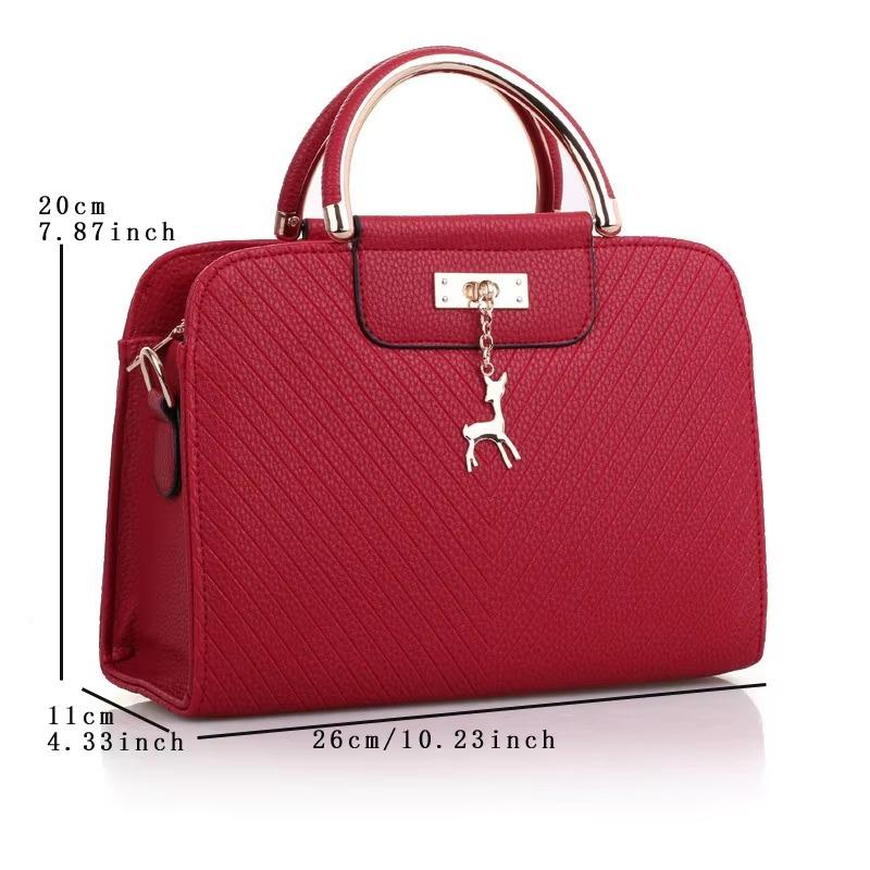 1PC New Fashion PU Leather Women's Shoulder Crossbody Bag Luxury Women's Bag Women's Tote Bag