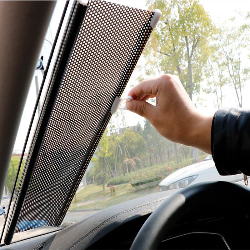 Bil Auto Infällbar Solskydd Skydd Parasoll Framruta Solskydd Skydd Gardiner Interiör Vindruta Skydd Tillbehör