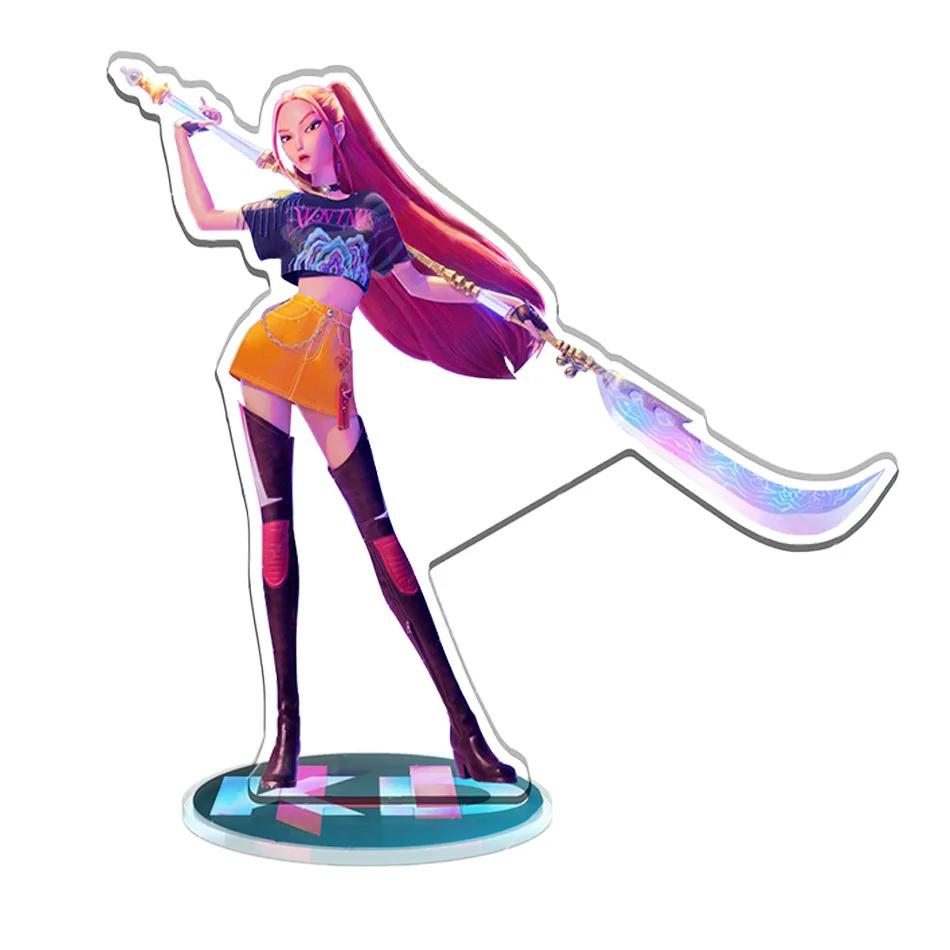 K-Pop: Demon Hunters Anime Character Stand Up Anime Decoration Character Photo Card Acrylic Desktop Stand