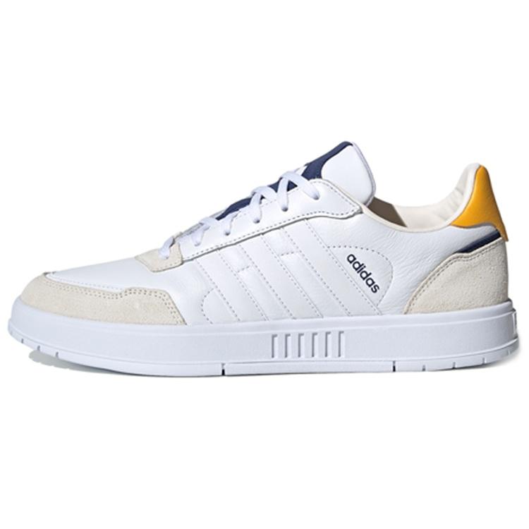 adidas neo Courtmaster  White Yellow  Men s FY8046 EU 45⅓
