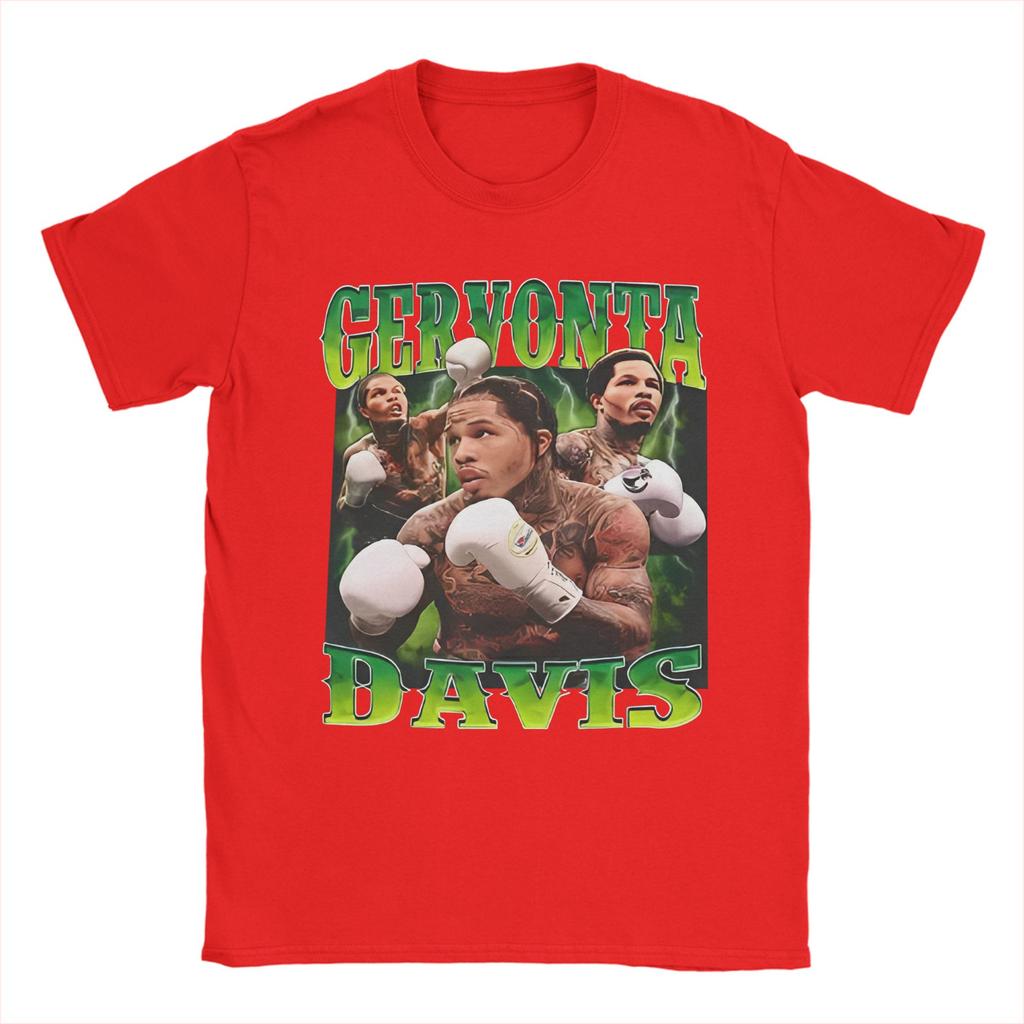 Tank Gervonta Davis TShirt Summer  Cotton T Shirts For Unisex Harajuku Casual Tshirt Short Sleeve Y2K Retro Top Tees
