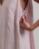 Summer Sundress with Decoration Nagrada 5138 42 Pink Linen