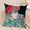 Psychocuties Mimi Cushion Cover Soft Plush Fabric DoubleSided Printed Sofa Cushion Cover for All Seasons Home Decor Gift