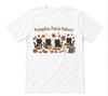 Halloween Black Cats Baking Spooky Baking Fall Pumpkin White T-shirt