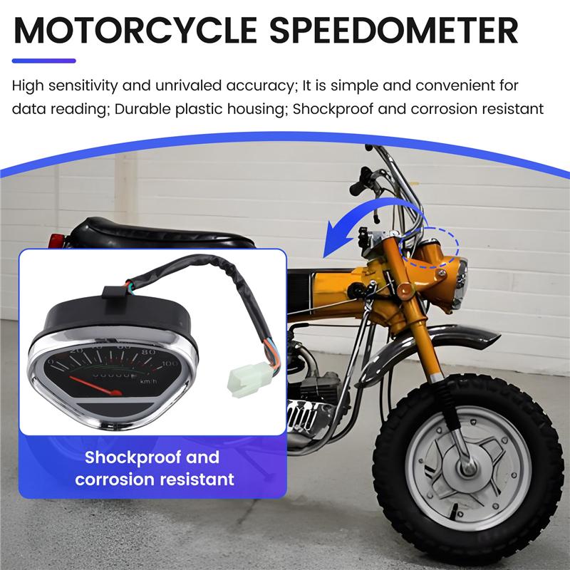 A72M-Motorcycle Speedometer Odometer For Honda DAX 70 DAX CT50 CT70 DIGITAL METER