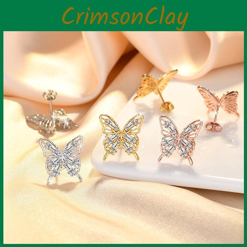 Trendy And Elegant Designer Bow Earrings Made Of Copper Spring 2023 Collection