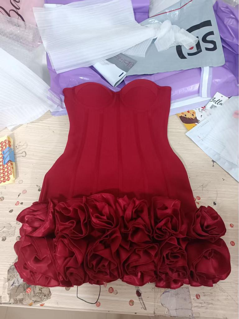 Spring/Summer Off-the-Shoulder Lace-Up Floral Mini Dress
