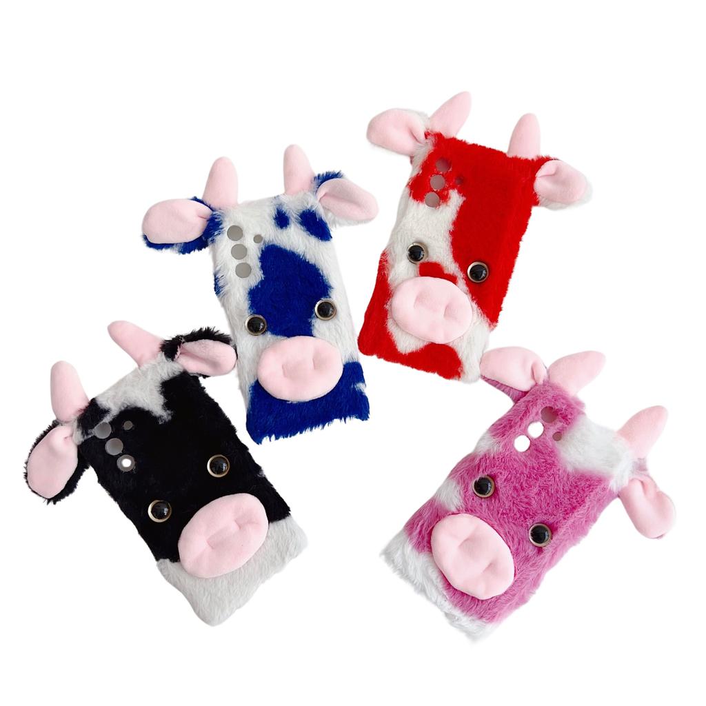 Pro Samsung Galaxy A36 5G Pouzdro Nadýchané Krávy Ucho Měkký TPU Ochranný Kryt na Telefon