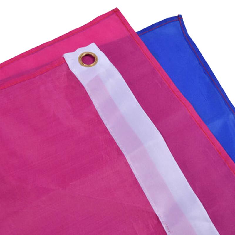 3X5 Ft Double Stitched Bisexual Flag Pride Banner Gay Lesbian Lgbt Canvas Header