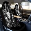 2pcs, Unique Gothic Skull Ram Tentacle Art Pattern Car Seat Covers, Soft And All Season Use, Compatible With Cars, SUVs, And Tru