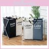 Oxford Cloth Laundry Basket With Collapsible Design For Bedroom And Bathroom Organization
