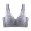 Adjustable female display large comfortable upper support anti-sagging skin-friendly breast non-marking lace bra