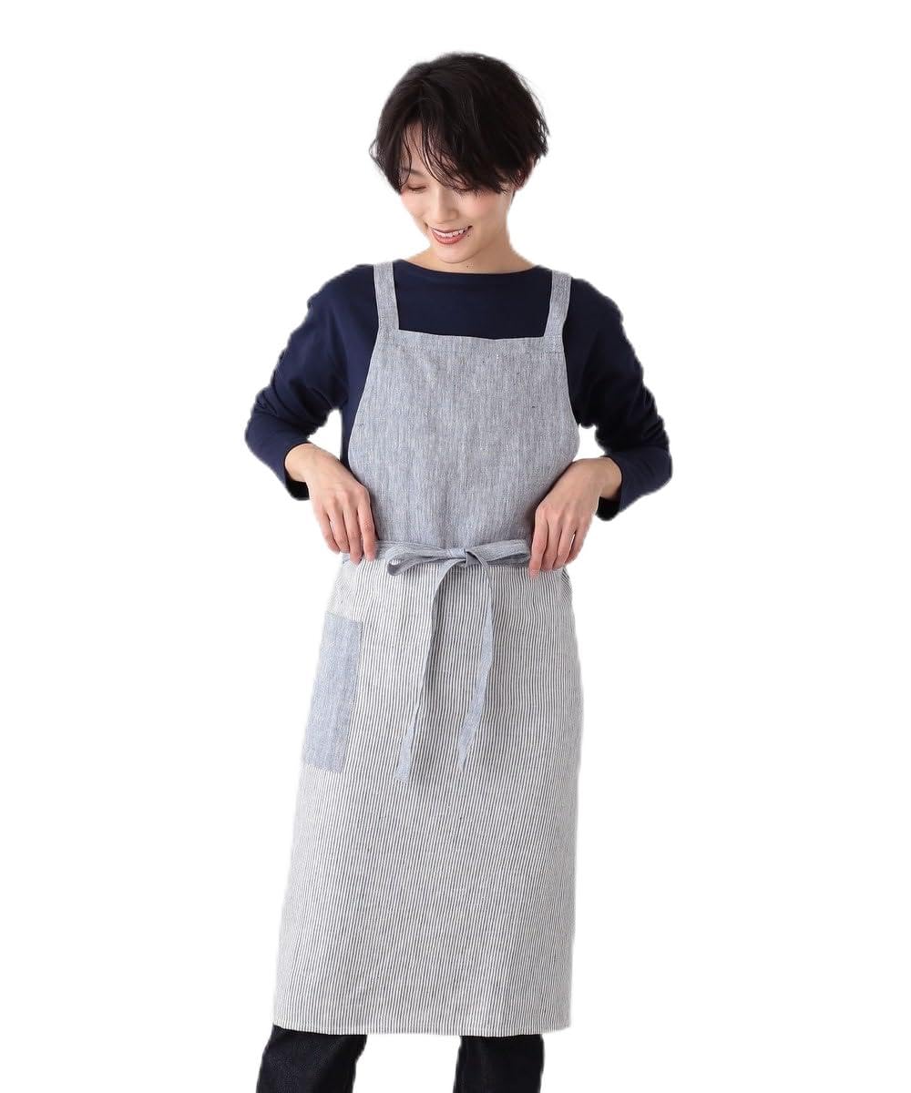 

Afternoon Tea Living Apron JC44 Linen Apron, Blue
