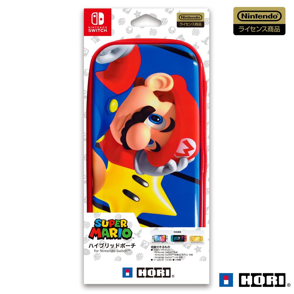 Licensed Hybrid Pouch for Nintendo Switch Super Mario with both Nintendo Switch old models and organic EL [Nintendo Product] [Compatible models]