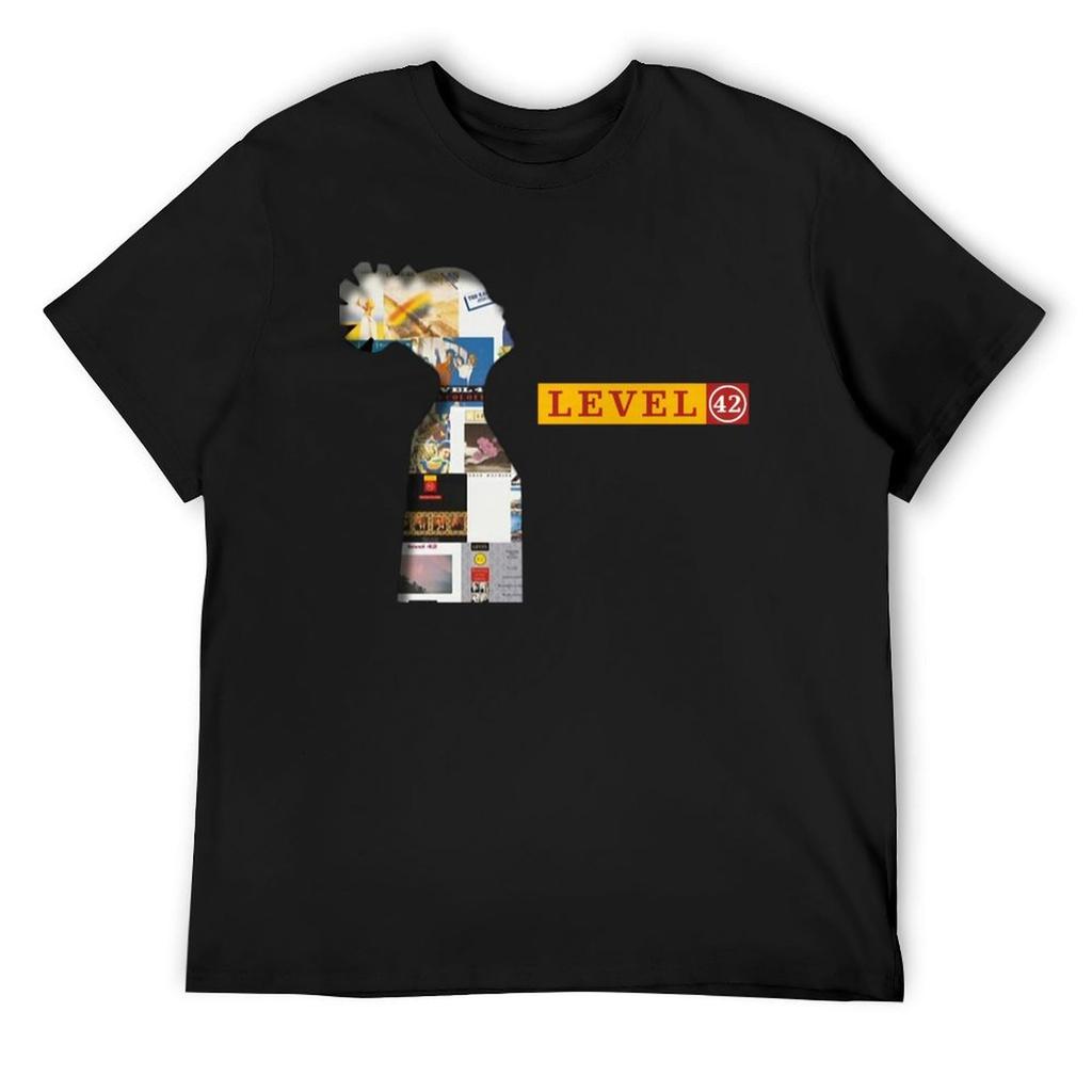 Level 42 T-Shirt man clothes oversized men workout shirt