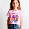 Summer 2026 T-Shirt from the KPop Demon Hunters Movie, Short Sleeve, Casual, Loose, with Graphic Print, for Girls and Boys