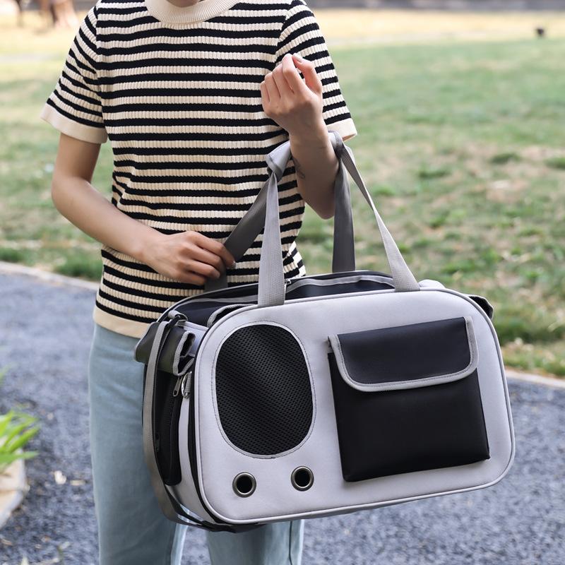 Pet Bag Large Capacity Lightweight Breathable for Travel Pet Dog Shoulder Bag Travel Accessories for Car Accessories