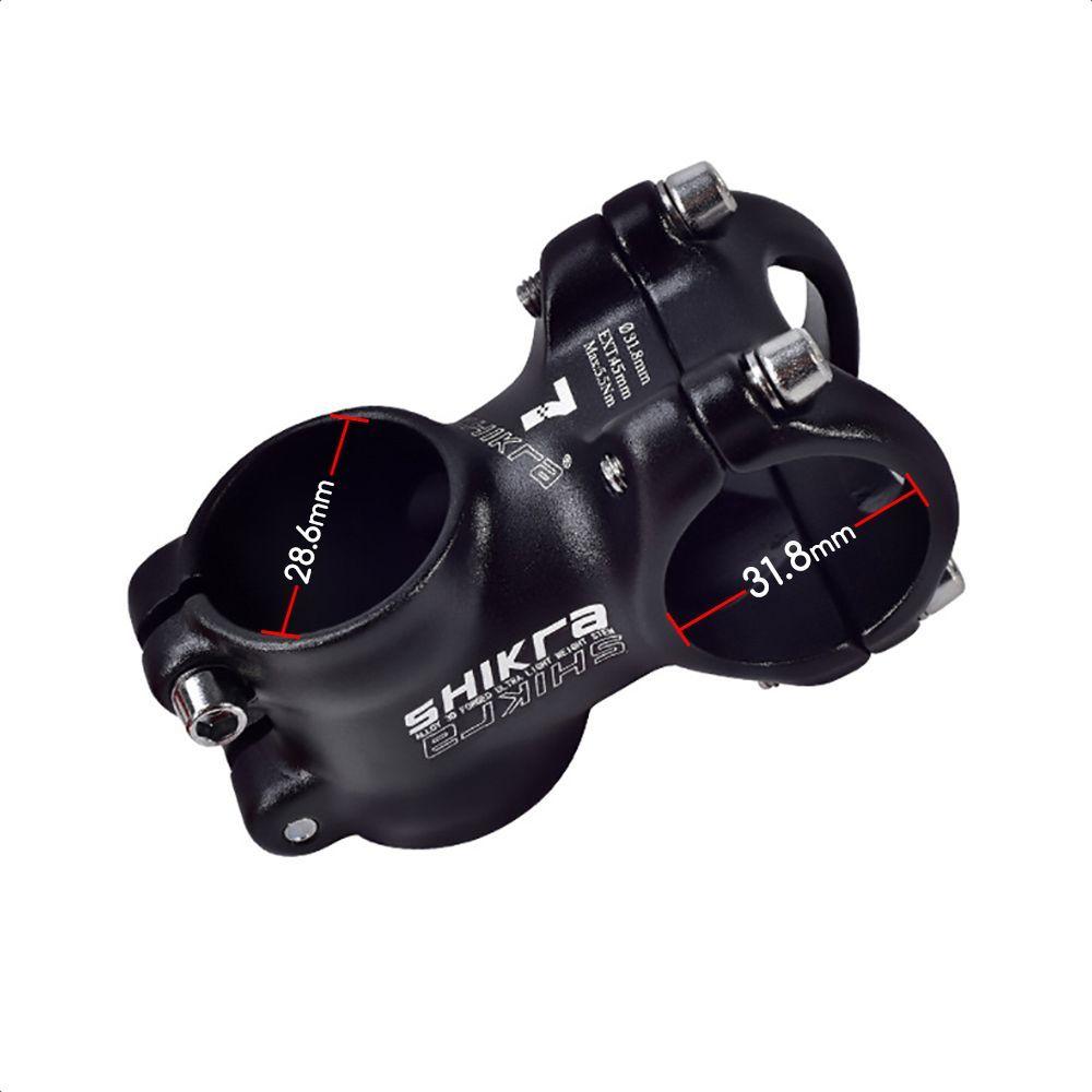 Aluminum Zinc Zinc Alloy 31.8mm 7 Degree Length Stem Bicycle Stem Bike Stem Handlebar Stem Bike Stem Riser