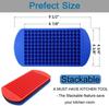 160 Grid Mini Silicone Ice Tray Ice Cube Foldable Ice Mold Mold Ice Space Saving Whiskey Cocktail Ice Maker Silicone Mold
