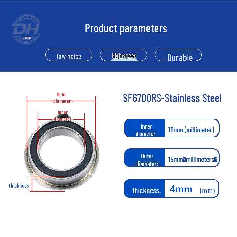 Rust-Proof Stainless Steel Miniature Pulley with Deep Groove Ball Bearing - Anti-Corrosion Gyroscope Ornament Accessory