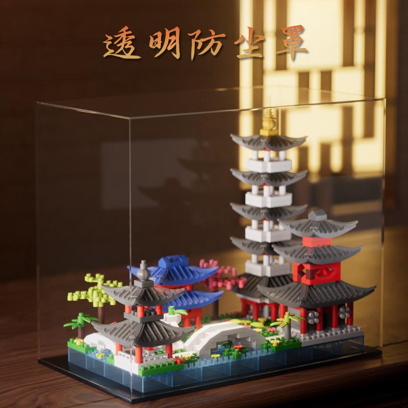 Hangzhou West Lake Micro-Particle Building Block Wind High Difficulty Adult Building Puzzle Assembly Boys And Girls Toy Gift