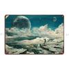 The Explorer Metal Sign Decoration Funny Garage Personalized Classic Tin Sign Poster
