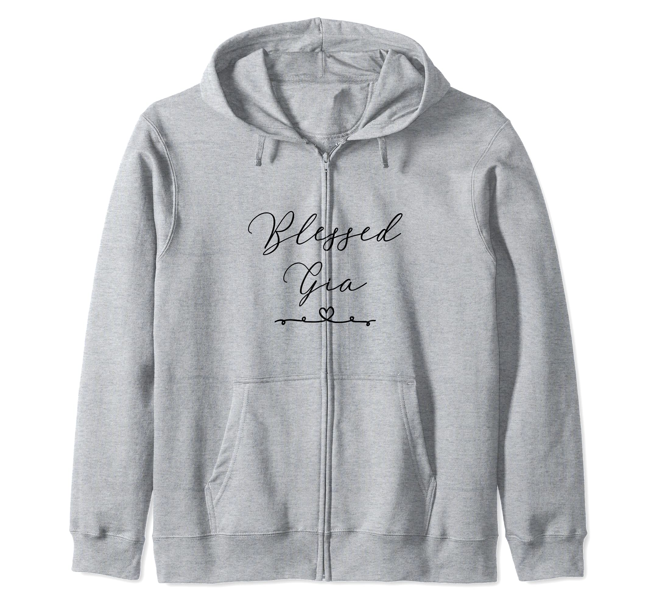 

Blessed Gia zip hoodie серый