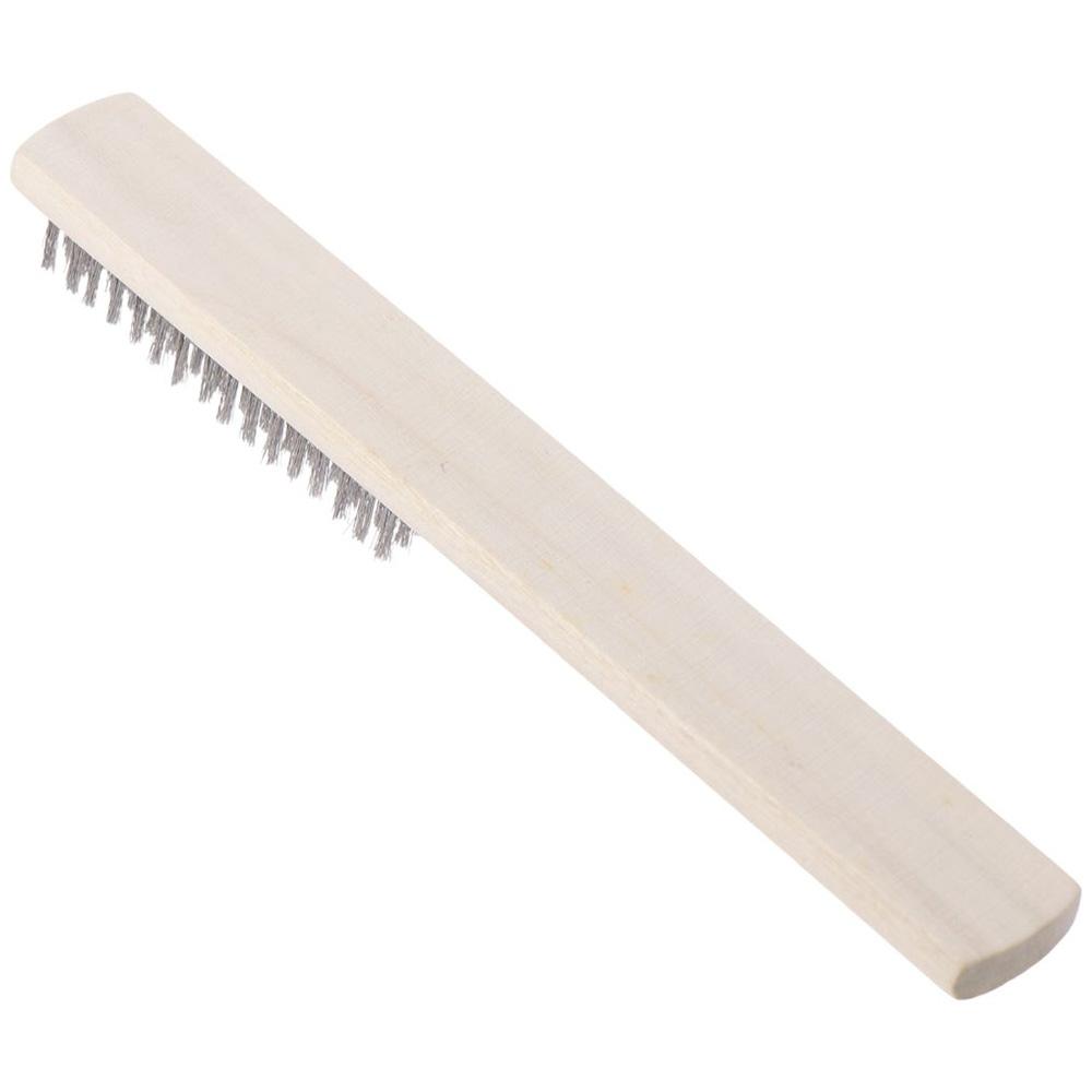 Wooden Handle Brush Stainless Steel Wire Brush Bodhi Cleaning   Clean