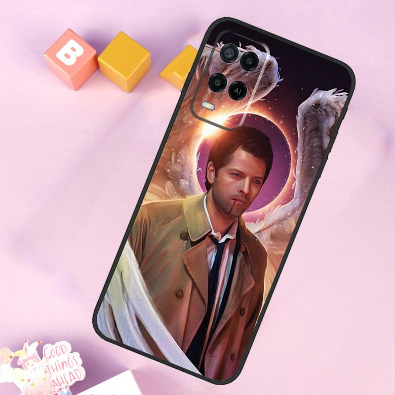 Engel Castiel Supernatural Hülle Für Oppo A54 A74 A94 A40 A60 A80 A18 A38 A58 A78 A98 A96 A76 A16 A15 A17 A57 A5 A6 Pro