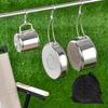 1Set Rustless Steel Food Eating Utensils Outdoor Cookware Set  Restaurant Catering