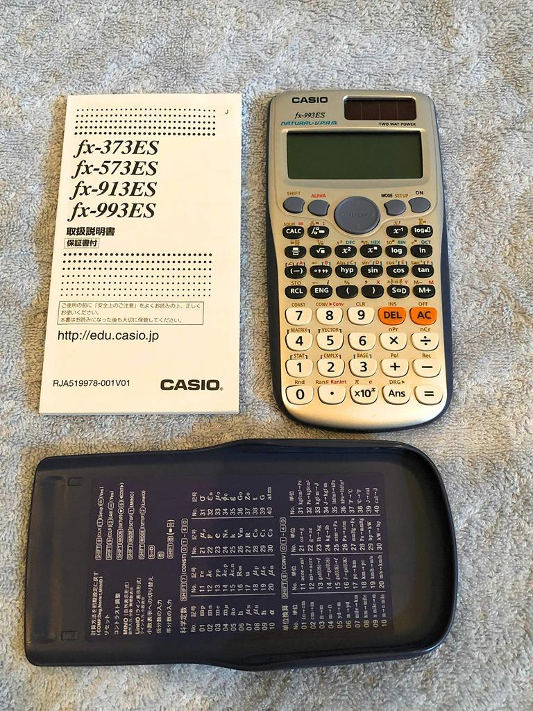 Casio Scientific Natural Mathematical 405 10 Digits FX-993ES-N Calculator, Display, Functions,