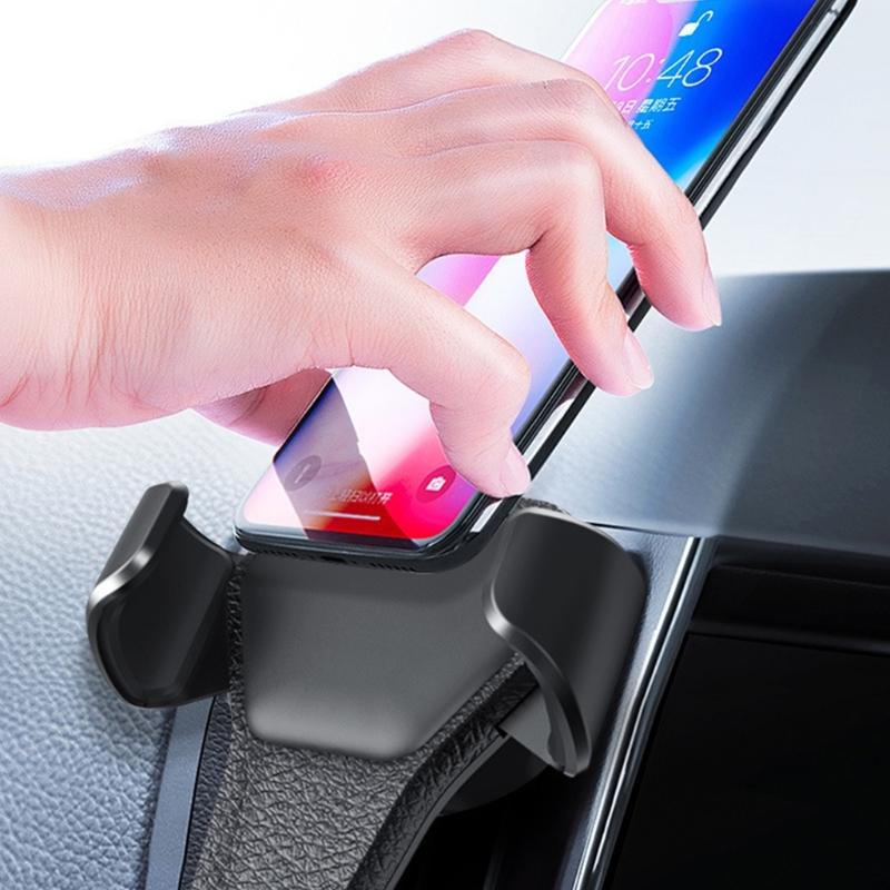 Car Phone Holder Mount Phone Mount Holder For Car Vent Air Vent Clip Never Blocking Cellphone Holder