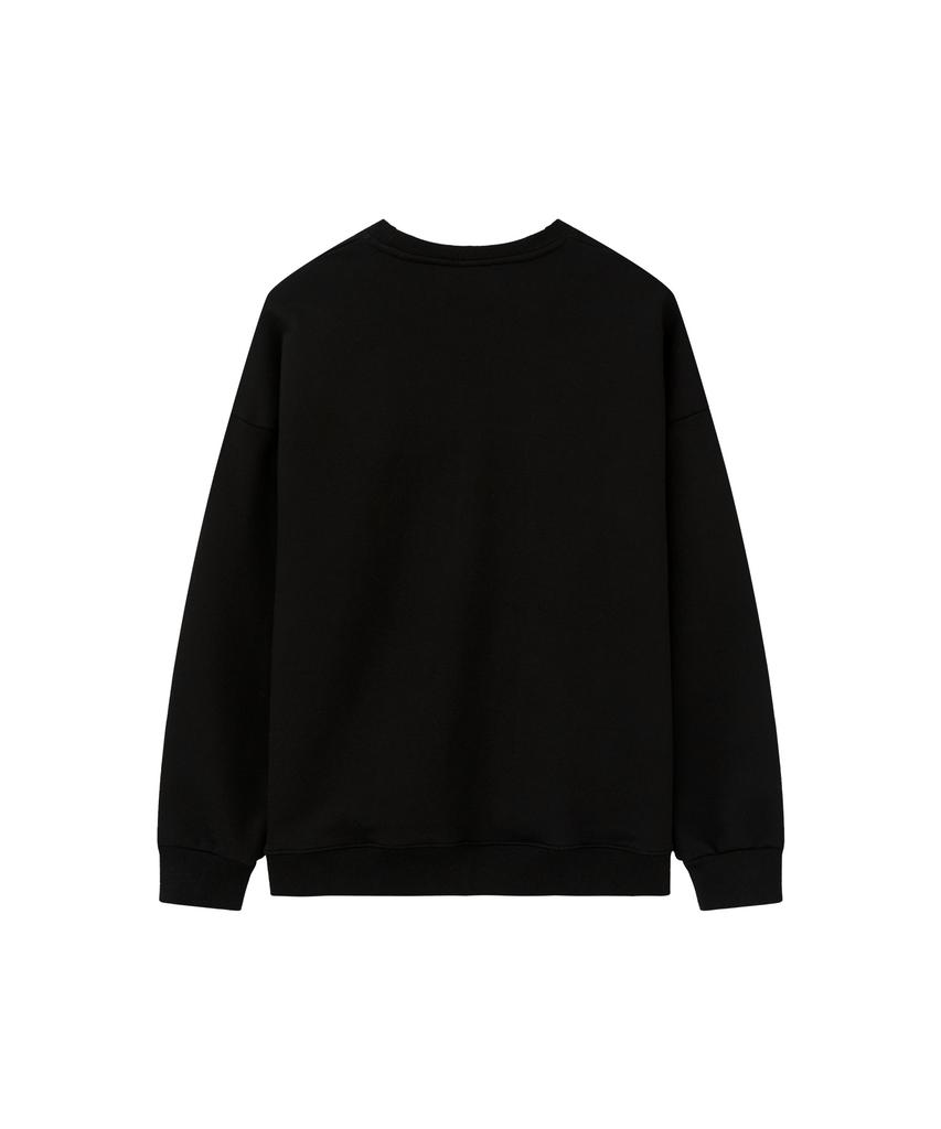 Chaebteoegseu X-Rib Sweatshirt (Black)
