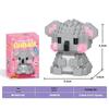 Lele Brothers Tiger Toy: Micro Particles Building Blocks for Children's Educational Model Assembly, Compatible with Lego