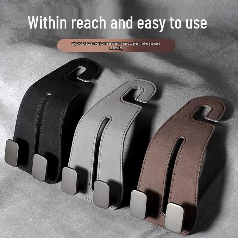 Hidden Car Seat Back Hooks