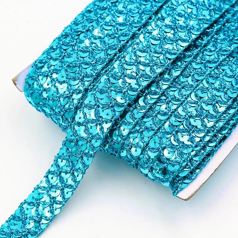 5/10M 20mm Spīdīgu mežģīņu apmale Pīta lente Dekorācija Lentes Cosplay skatuves kostīmi DIY cepure Bagāža Šūšanas piederumi