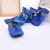 4pcs/set Waterproof Winter Pet Dog Shoes Anti-slip Rain Snow Boots Warm For Smal