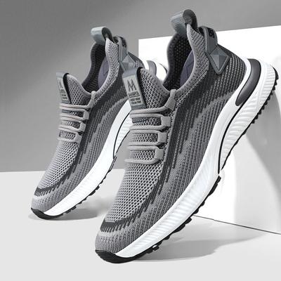 Flying Woven Breathable Men's Shoes Autumn Casual Sports Shoes Men's Trend Lightweight Men's Shoes
